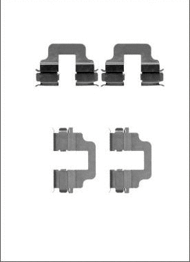 Accessory Kit, disc brake pad (LVMK1086)
