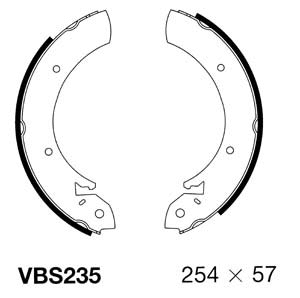 Brake Shoe Set (VBS235)