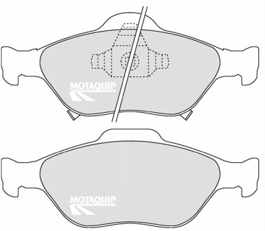 Brake Pad Set, disc brake (LVXL1282)