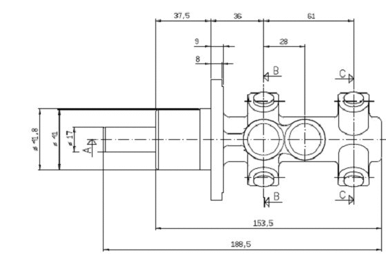 Brake Master Cylinder (VMC188)
