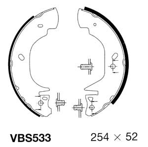 Brake Shoe Set (VBS533)
