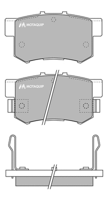 Brake Pad Set, disc brake (LVXL550)