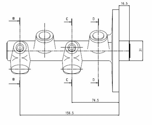 Brake Master Cylinder (VMC170)