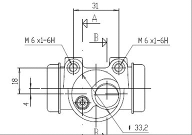 Wheel Brake Cylinder (VWC432)