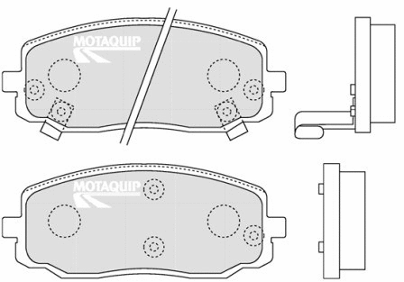 Brake Pad Set, disc brake (LVXL1280)