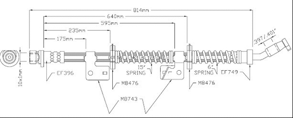 Brake Hose (VBJ316)