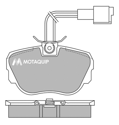 Brake Pad Set, disc brake (LVXL399)