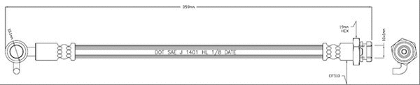 Brake Hose (VBJ432)