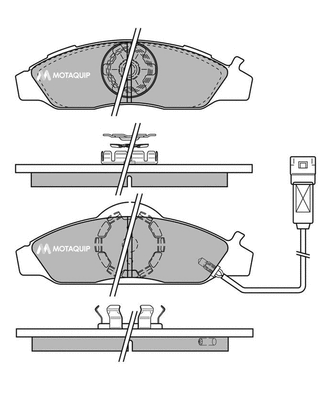 Brake Pad Set, disc brake (LVXL315)