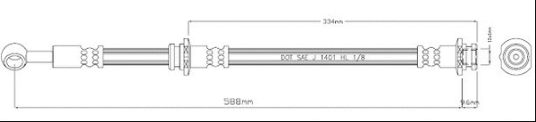 Brake Hose (VBJ244)