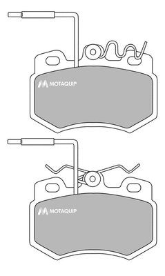 Brake Pad Set, disc brake (LVXL677)