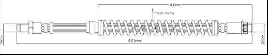 Brake Hose (VBH1147)