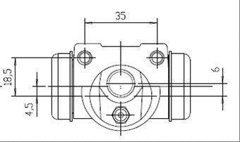 Wheel Brake Cylinder (VWC473)