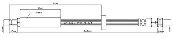 Brake Hose (VBH497)