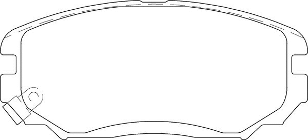Brake Pad Set, disc brake (LVXL1635)
