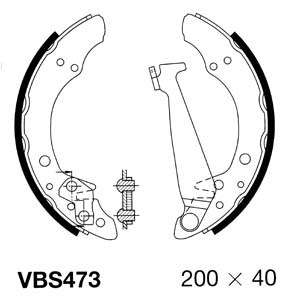 Brake Shoe Set (VBS473)