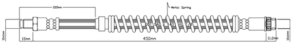 Brake Hose (VBH1071)