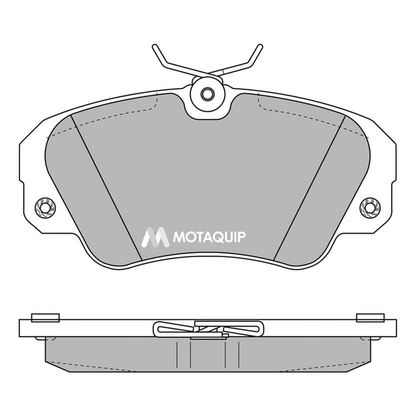 Brake Pad Set, disc brake (LVXL692)