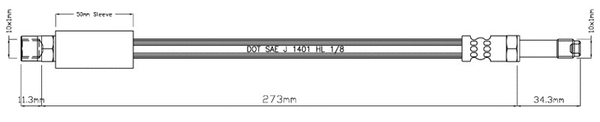 Brake Hose (VBJ393)