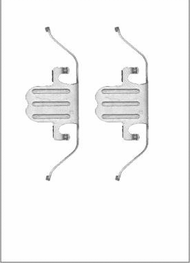 Accessory Kit, disc brake pad (LVMK1122)