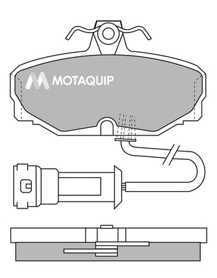 Brake Pad Set, disc brake (LVXL389)