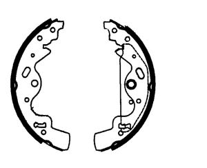 Brake Shoe Set (VBS672)