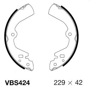 Brake Shoe Set (VBS424)