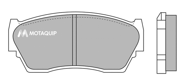 Brake Pad Set, disc brake (LVXL713)