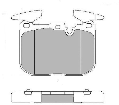 Brake Pad Set, disc brake (LVXL1733)