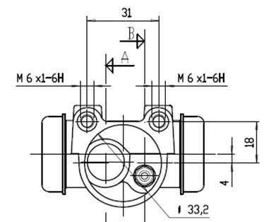 Wheel Brake Cylinder (VWC549)