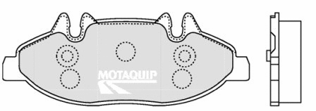 Brake Pad Set, disc brake (LVXL1269)