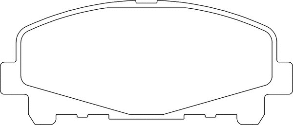 Brake Pad Set, disc brake (LVXL1631)
