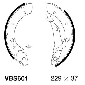 Brake Shoe Set (VBS601)