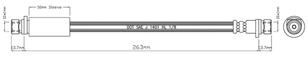 Brake Hose (VBJ377)
