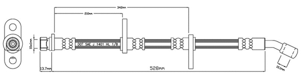 Brake Hose (VBH773)