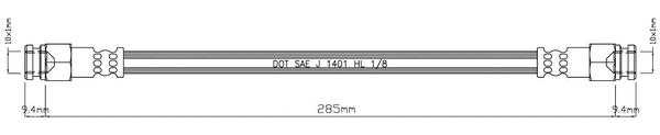 Brake Hose (VBH1184)
