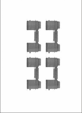 Accessory Kit, disc brake pad (LVMK1089)