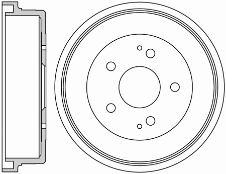 Brake Drum (VBE615)