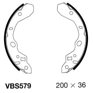 Brake Shoe Set (VBS579)