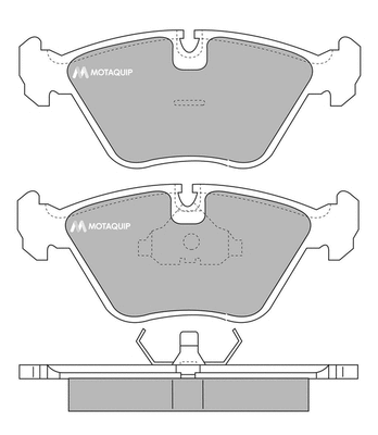 Brake Pad Set, disc brake (LVXL539)