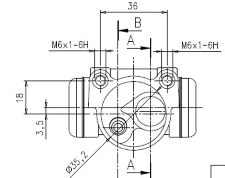 Wheel Brake Cylinder (VWC834)