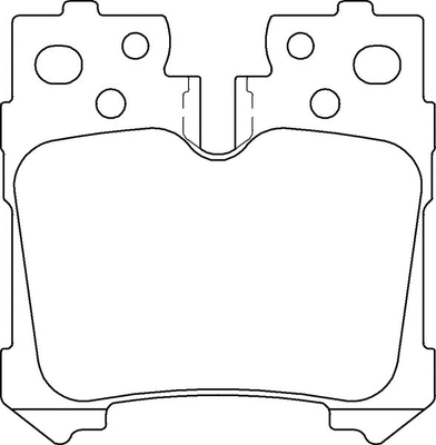 Brake Pad Set, disc brake (LVXL1649)
