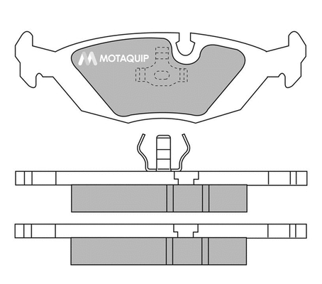 Brake Pad Set, disc brake (LVXL433)