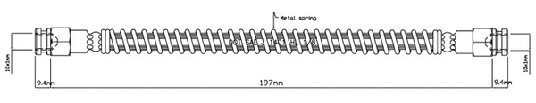 Brake Hose (VBH760)