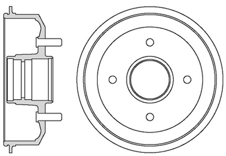 Brake Drum (VBE681)