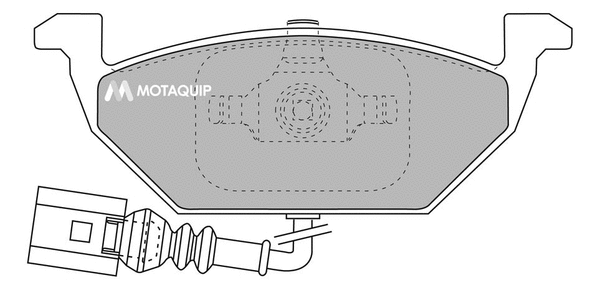 Brake Pad Set, disc brake (LVXL1015)
