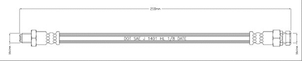 Brake Hose (VBJ410)