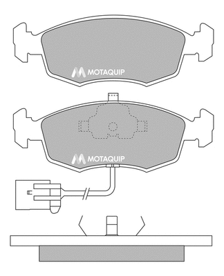 Brake Pad Set, disc brake (LVXL780)