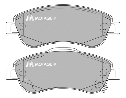 Brake Pad Set, disc brake (LVXL1398)