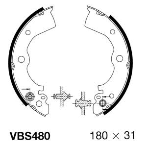 Brake Shoe Set (VBS480)